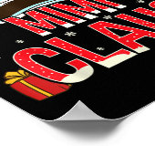 Mimi Claus Shirt Group Matching Family Christmas  Poster (Hoek)