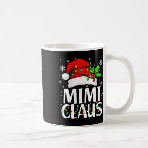 Mimi Claus Shirt kerstlampjes Pajama Familie Ma Koffiemok