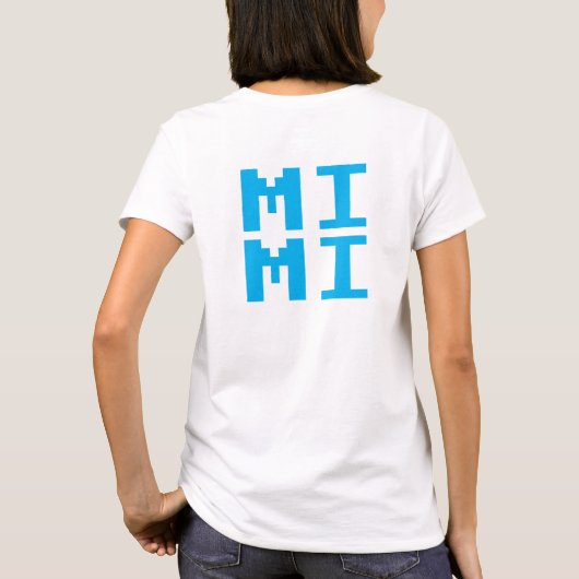 MIMI - Cocky T-shirt (Achterkant)