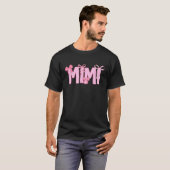 Mimi Coquette Bow Roze Esthetische Moederdag Mimi T-shirt (Voorkant volledig)