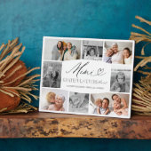 Mimi dankbaar voor elk moment fotocollage fotoplaat (Zijkant)