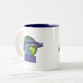 Mimi de Wereld Tweekleurige Koffiemok (Voorkant links)