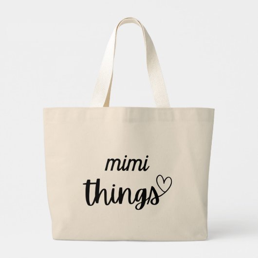Mimi-dingen Grote Tote Bag (Achterkant)