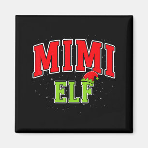 Mimi Elf Kerstmis Familie Matching Groep Kerstmis Magneet