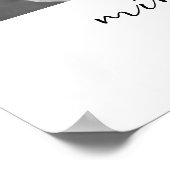 Mimi en ik gepersonaliseerde Afbeelding cadeau voo Poster (Hoek)