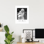 Mimi en ik gepersonaliseerde Afbeelding cadeau voo Poster (Thuiskantoor)