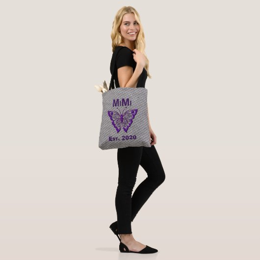 "Mimi Est. 2020” Tote Bag (Op model)