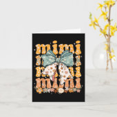 Mimi Floral Coquette Bow Moederdag Vrouwen Oma Kaart (Gele Bloem)