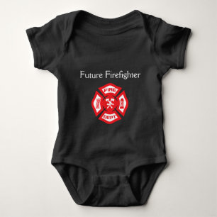 Mimi Future Firefighter Baby Clothing Romper