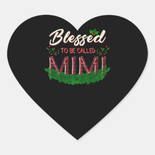 Mimi Gift   Gezegend om Mimi Lover te heten Hart Sticker