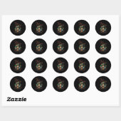 Mimi Gift | Mimi Blessed Flower Colorful Ronde Sticker (Vel)