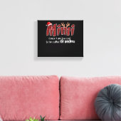 Mimi Gift |Mimi Kerstmis Grootma Mimi Lover Canvas Afdruk (Insitu (Woonkamer))