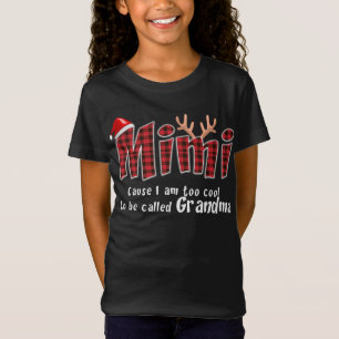 Mimi Gift Mimi Kerstmis Grootma Mimi Lover T-shirt