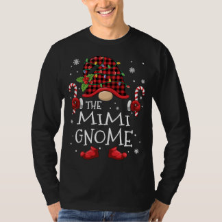 Mimi Gnome Buffalo met kerstboomfamilie Xma T-shirt