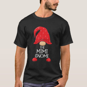Mimi Gnome Matching Family Group kerstparty P T-shirt