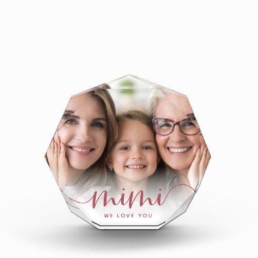 Mimi Grandma Script Overlay Fotoblokken (Voorkant)