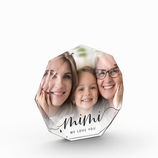 Mimi Grandma Script Overlay Fotoblokken (Links)