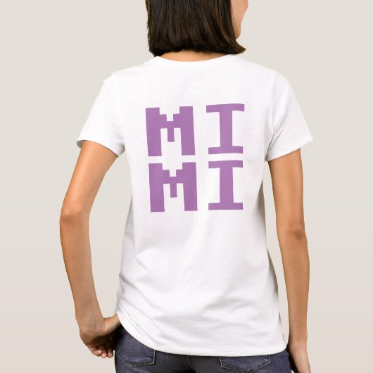 MIMI - haha T-shirt (Achterkant)