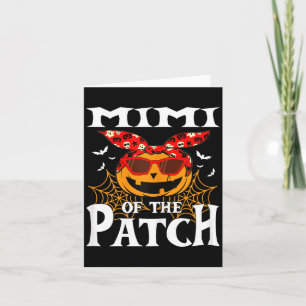 Mimi Halloween-kostuum grappige familie Halloween Kaart