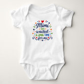 Mimi heeft lang gewacht Baby Body Romper (Voorkant)