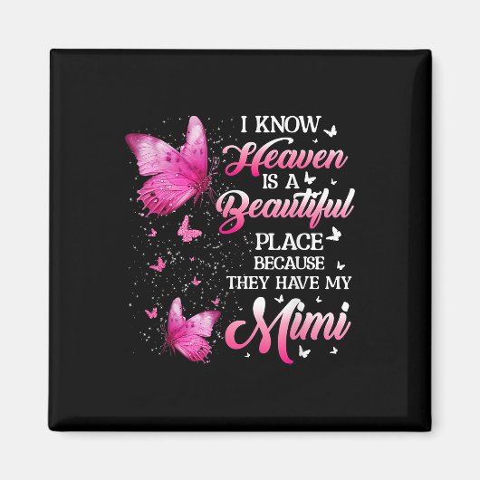 Mimi is mijn beschermengel in de Hemel Memorial Da Magneet (Voorkant)