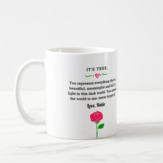 Mimi je bedoelt alles Mok (Links)