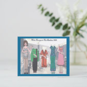 Mimi Lounges in haar Briefkaart met een dolle-boei (Staand voorkant)