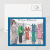 Mimi Lounges in haar Briefkaart met een dolle-boei (Voorkant / Achterkant)