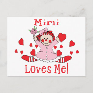 Mimi Love is me Rag Doll Briefkaart