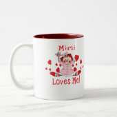 Mimi Love is me Rag Doll Tweekleurige Koffiemok (Links)