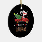 Mimi Lover | Ik hou van een Mimi-kerstboom Keramisch Ornament (Rechts)