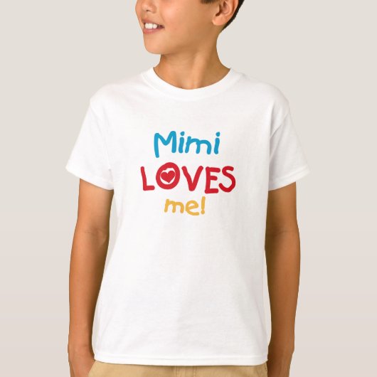 Mimi Loves Me T-shirts en geschenken (Voorkant)