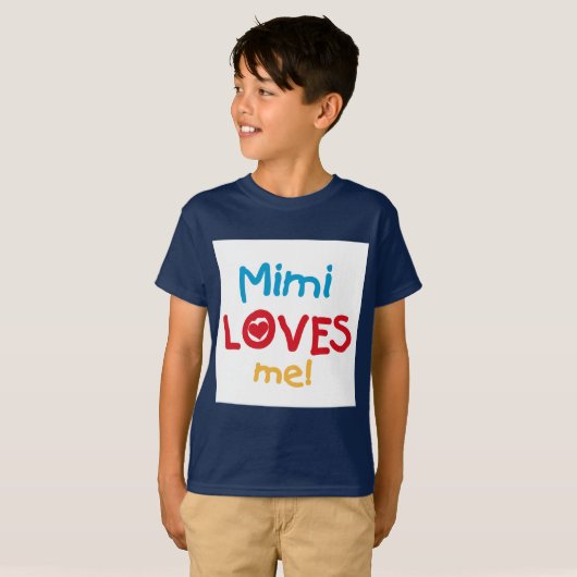 Mimi Loves Me T-shirts en geschenken (Voorkant volledig)