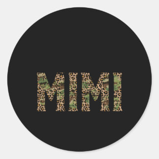 Mimi Luipaard Oma Mimi van Mimi Ronde Sticker