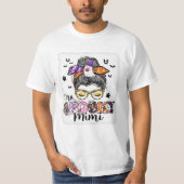 Mimi Messy Bun Halloween T-shirt (Voorkant)