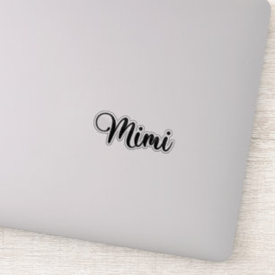 Mimi Naam - Handgeschreven kalligrafie Sticker