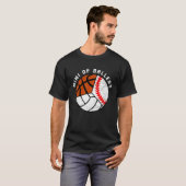 Mimi Of Ballers Baseball Volleyball Basketball Mim T-shirt (Voorkant volledig)