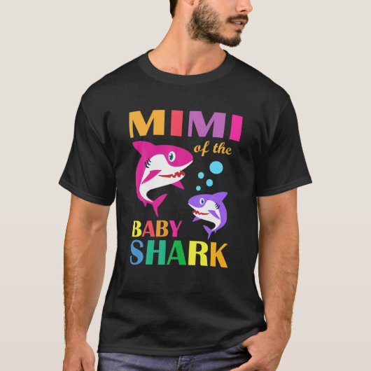 Mimi of the Baby Birthday Shark Mimi Shark T-shirt (Voorkant)