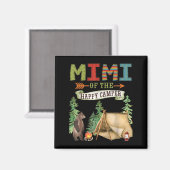 Mimi Of The Happy Camper First Birthday Camng Magneet (Voorkant / Achterkant)