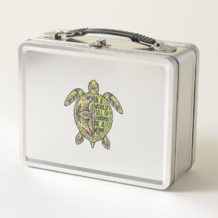 Mimi oma zeeschildpad vintage bloem shirt ontwerp