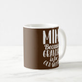 Mimi omdat oma voor Oude Vrouwen is Koffiemok (Voorkant rechts)