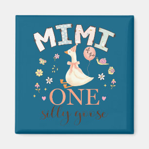 Mimi One Domme Gans 1ste Grafische Kunst Magneet