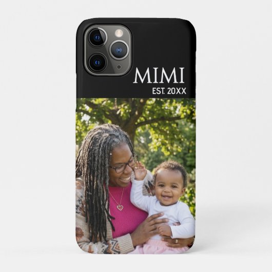 Mimi Oprichtte Klassieke Pet Foto Oma Case-Mate iPhone Case (Achterkant)