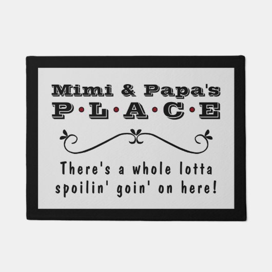 Mimi & Papa's Place Flink verwend spoiling -> Mimi Deurmat (Voorkant)
