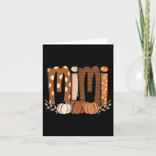 Mimi Pompoen Halloween Thanksgiving Oma Herfst L Kaart