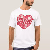Mimi Retro Valentijnse Hart T-shirt (Voorkant)