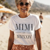 Mimi Roman Numeral Year Established T-shirt
