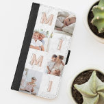 MIMI Roze letters Familie Foto Collage Marmer iPhone 8/7 Plus Portemonnee Hoesje<br><div class="desc">Stuur een mooie persoonlijke telefoontas naar je grootmoeder (MIMI) die ze zal koesteren. De persoonlijke de telefoonportefeuille van de familiefoto collage om uw eigen speciale familiefoto's en herinneringen te tonen. Ons ontwerp is voorzien van een eenvoudig raster met vier foto-collage met "MIMI"-letters die in het rasterontwerp worden weergegeven. Een lichte...</div>