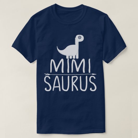 Mimi Saurus Dinosaur Family 1 T-shirt (Design voorkant)
