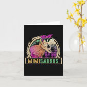 Mimi Saurus Mimisaurus T Rex Dinosaur Familie Matc Kaart (Gele Bloem)